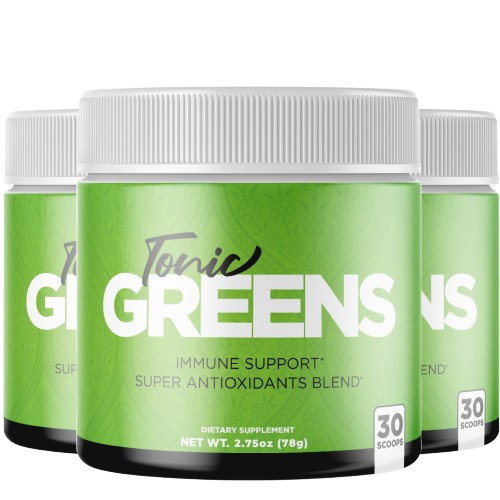 3 Bottles Tonic Greens